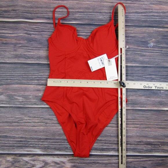 Good American Red One Piece Swimsuit - Picture 6 of 11